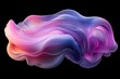 © Nurul - Abstract swirling fluid form in vibrant hues