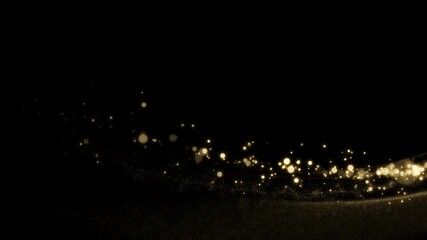 Wall Mural - soft glowing bokeh light trail with smooth motion on transparent background