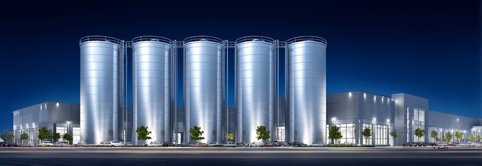 A cleantech facility for producing hydrogen features an array of pipes, tanks, and a pipeline to facilitate the process