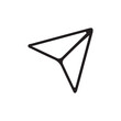 © MdSamsul - Paper plane icon. Send message button, Victor illustration Eps 10.