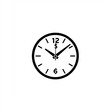 © Teruss - Time is money clock icon, white background, finance concept