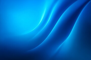 Aufkleber - Flowing blue waves create a calm and serene atmosphere in a digital space
