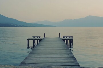  Tranquil Lakeside Pier