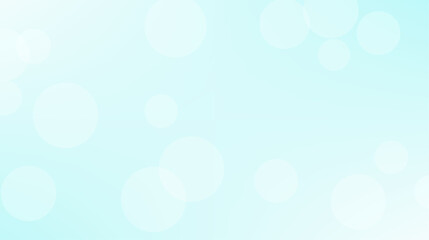 Wall Mural - Blue and light blue gradient color abstract circle blur bokeh background 