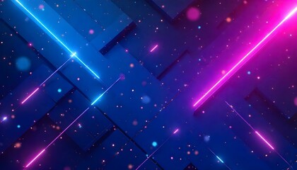 Wall Mural - abstract background with stars