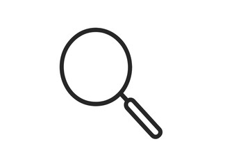 Aufkleber - Symbol of magnifying glass used for search and investigation in various contexts, emphasizing exploration and discovery