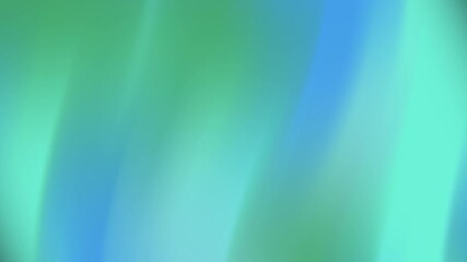 Wall Mural - Abstract blurred blue, green wavy background with soft texture and seamless looping