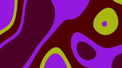 Wall Mural - Abstract colorful fluid background with soft texture and seamless looping