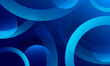 © hero mujahid - Abstract blue background with circles. Eps10 vector