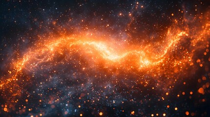 Wall Mural - Cosmic Quantum Pathways