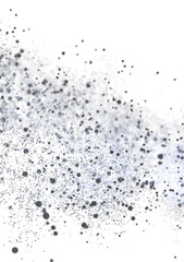 Fototapete - Grey particles on white background.  Perfect for design and tech concepts.