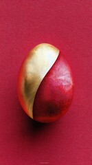 Aufkleber - Chromatic Minimalism Digital-Age Easter Egg Design with Post-Analog Texture, Vibrant Color-Block Aesthetic for Contemporary Creative Branding