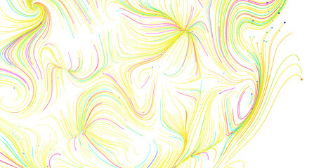 Poster - Colorful abstract background with swirling lines and vibrant colors. Perfect for design projects.