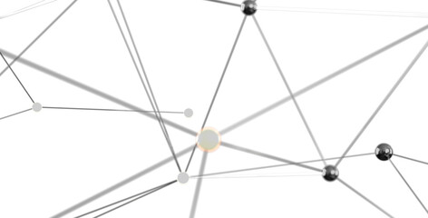 Poster - Stock photo of abstract network connections. Ideal for technology, communication, and global concepts.