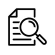 © Angavlan - Document examination, a simple icon for research, analysis, and investigation