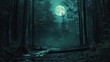 © Khusni - Enchanted Moonlight Forest Stream