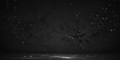 Wall Mural - Dazzling starlight scattered across an inky black canvas ,  space,  bright