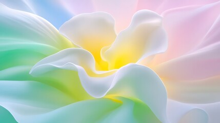 Wall Mural - Pastel Flower Abstract Background.