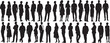 © Nizam - Group of People Silhouette Vector Illustration | Free Download & High-Quality Design