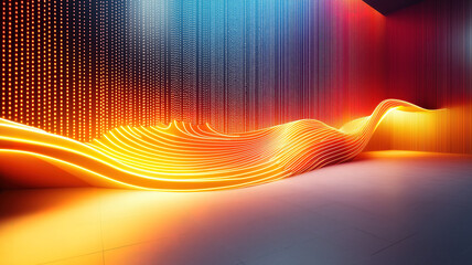 Wall Mural - financial market graph showing dynamic changes and trends in investment data