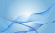 © komkrit234 - blue light smooth lines wave curves on soft gradient abstract background