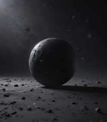 Wall Mural - Endless star-dusted void, infinite depth of black ,  deep,  dark space,  vast