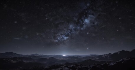 Wall Mural - Myriad stars blaze across a vast, dark expanse ,  night,  space,  bright