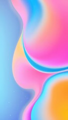 Wall Mural - Mobile wallpaper,  abstract gradient background with smooth transitions of pink blue and orange