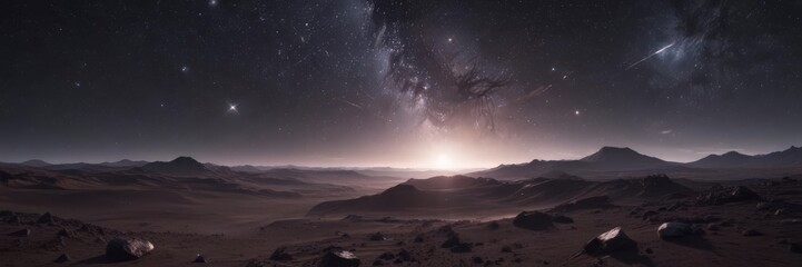 Wall Mural - Vast, star-studded expanse, cosmic dust shimmering ,  stellar,  shine,  celestial