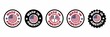 © NadeAnamta - Set of Stamps made in the America, label set of made in USA, logo set made in the America, America flag, usa flag , tag, seal, icon, stamp, label, logo for American products, for packaging, advertise