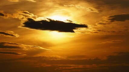 Wall Mural - beautiful sunset sky abstract background timelapse