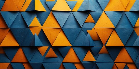 Wall Mural - Abstract 3d rendering of geometric shapes.