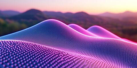 Wall Mural - Abstract digital backdrop