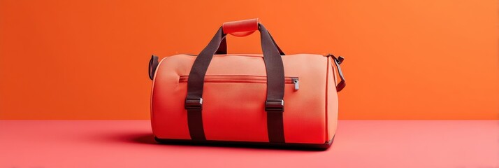 Poster - Emergency Preparedness Pro Sleek Minimalist Go-Bag for Climate Resilience - Urban Survival Gear in Bold Gradient Colorscape for Adaptive Lifestyles