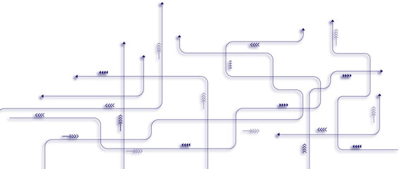 Poster - Vector digital technology background. Concept with technology line.