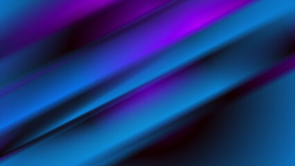 Aufkleber - Blue violet smooth glossy stripes abstract modern tech background