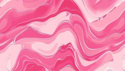 Wall Mural - abstract pink marble swirls: a visually stunning digital artwork
