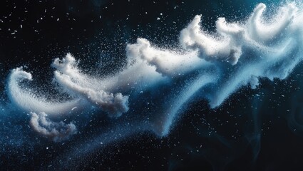 Wall Mural - particle background of abstract star dust