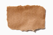 © Tetra Images - Torn brown paper on white background