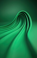 Wall Mural - Abstract Teal Waves: A captivating abstract image of flowing teal waves