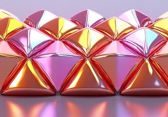 Wall Mural - Abstract Low-Poly background