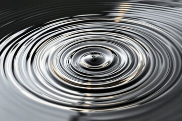 Poster - Abstract ripples on liquid surface with reflective light.