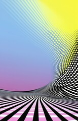 Wall Mural - abstract background with rays isolated background
