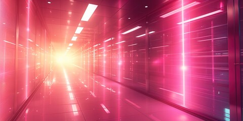 Wall Mural - Abstract pink and gradient light background with studio backdrops.