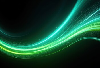 Wall Mural - design black dark blue green emerald petrol teal lime yellow white abstract background
