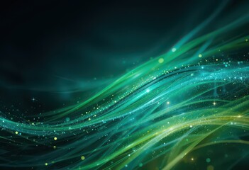 Wall Mural - design black dark blue green emerald petrol teal lime yellow white abstract background