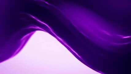 Wall Mural - purple fabric waving abstract animation elegant style background
