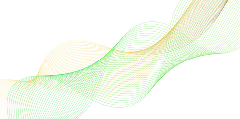 Fototapete - Smooth wave abstract vector background layout design.background image with dynamic curves. Abstract colorful gradient futuristic blend wave technology background and sound wave line white background.	