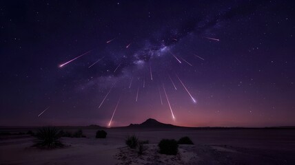 night sky with stars a scary view.