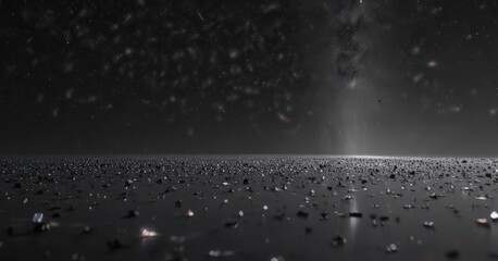 Wall Mural - vast expanse of black, diamond-like stars scattered , milky way, wallpaper